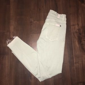 7 for all Mankind Ankle Length Jeans in Mint